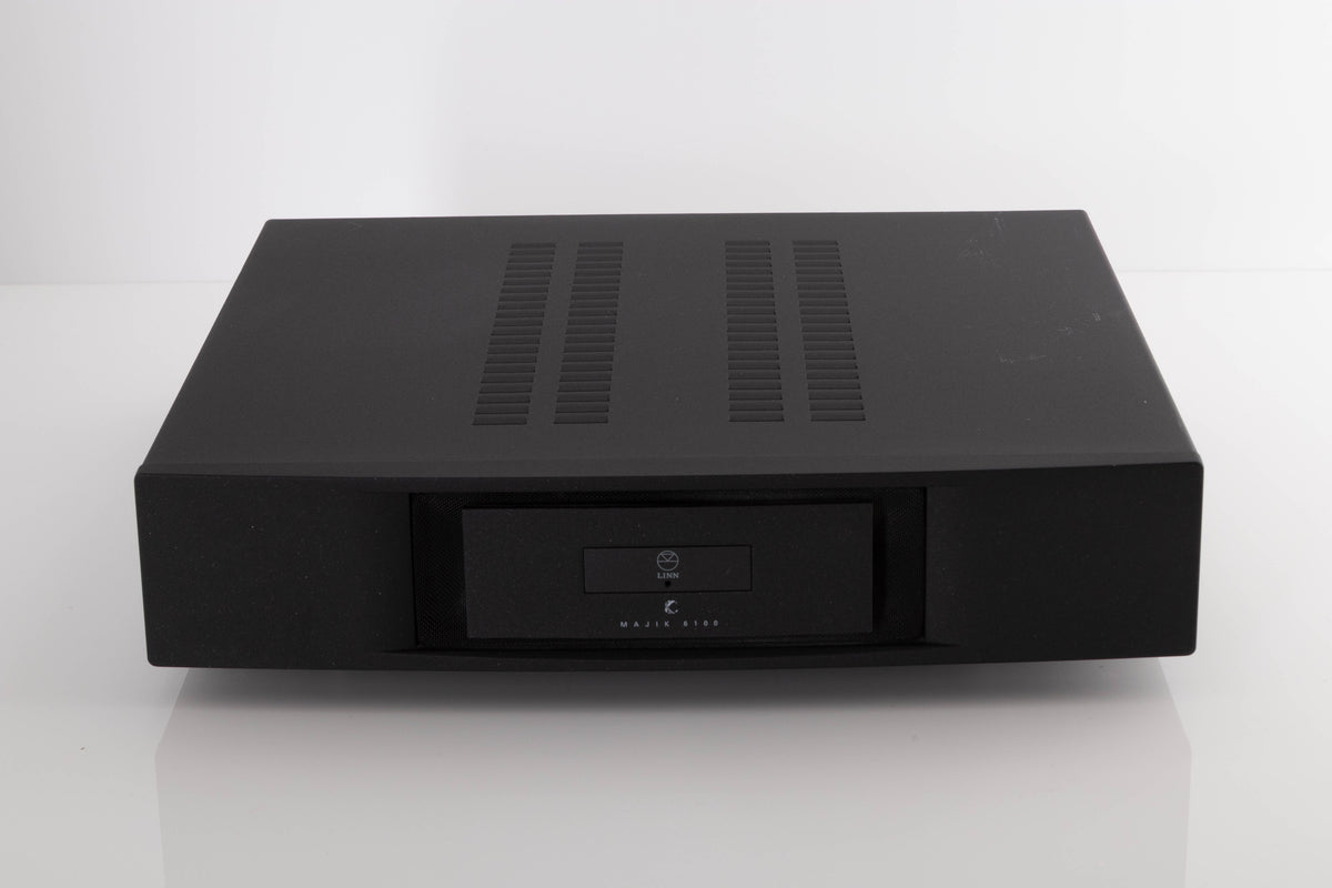 Front view of a used Linn Majik 6100 Power Amplifier