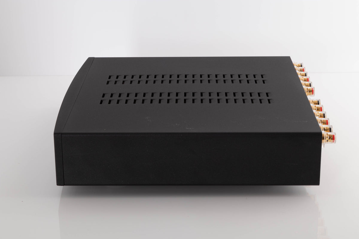 Side view of a used Linn Majik 6100 Power Amplifier