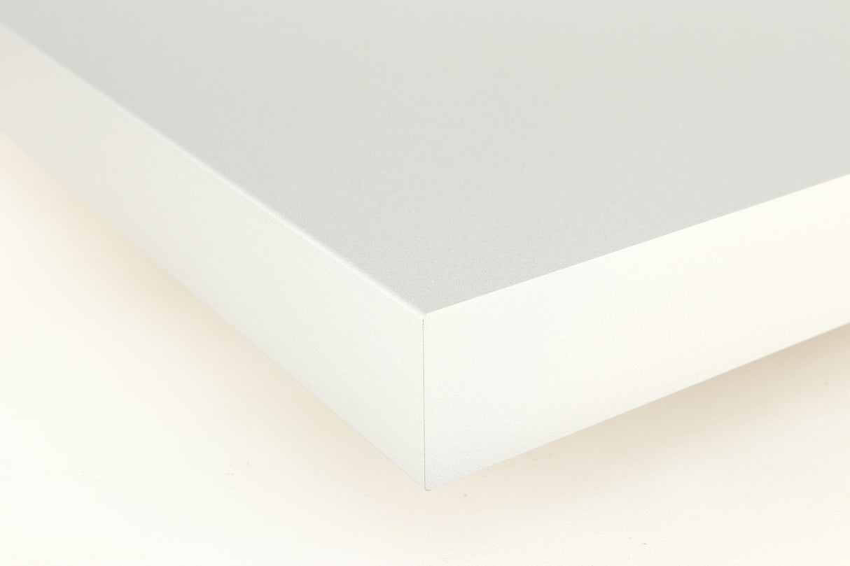Front left corner of a used Linn Radikal 2 Utopic Turntable Power Supply in a silver finish