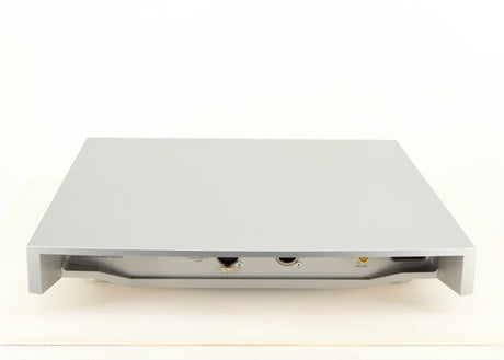 Rear of a used Linn Radikal 2 Utopic Turntable Power Supply in a silver finish showing Mains Input