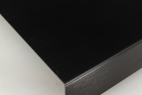 Close up of a used Lumin D2 Network Streamer in a black finish showing small nick on rear edge