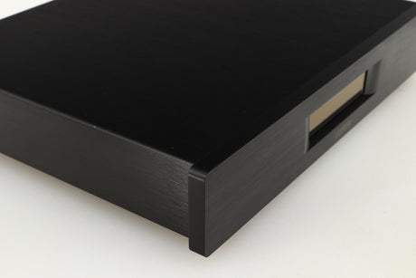Front left corner of a used Lumin D2 Network Streamer in a black finish