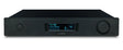 Front view of a Lumin M1 Network Streaming Amplifier in a black finish