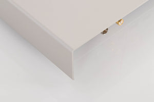 Rear right corner of a used Lumin U2 Mini Network Streamer in a Silver finish