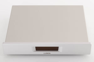 Top of a used Lumin U2 Mini Network Streamer in a Silver finish