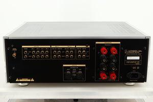 Rear view of a used Luxman L-505u Integrated Amplifier
