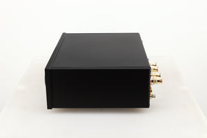 Right side view of a used Lyngdorf TDAI-1120 Integrated Streaming System in a black finish