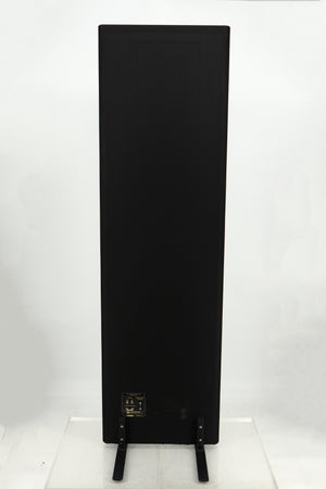 Rear view of a Magneplanar 1.7 Floorstanding Speaker in Black Wood Stiles / Black finish