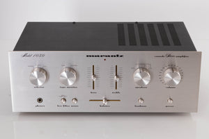 Front view of a used Marantz 1050 Integrated Amplifier