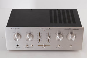 Top view of a used Marantz 1050 Integrated Amplifier