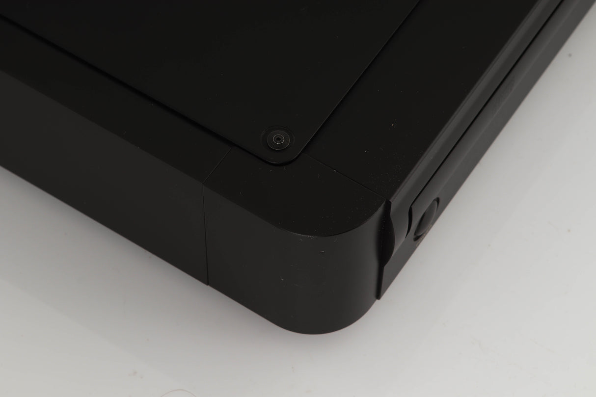 Front left corner of a used Marantz CD-17 CD Player in a black finish