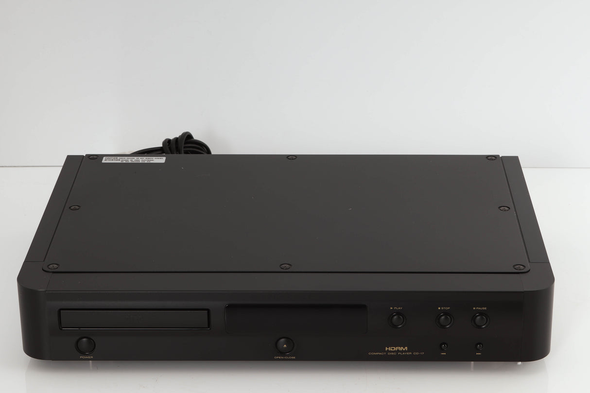 Front view of a used Marantz CD-17 CD Player in a black finish