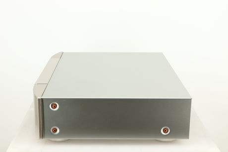 Right side view of a used Marantz CD6006 UK Edition CD Player in a silver finish