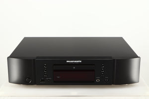 Front view of a used Marantz CD6007 CD Player in a black finish