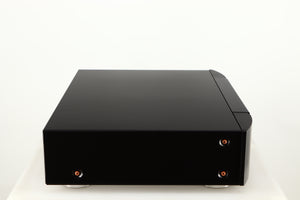 Left side view of a used Marantz CD6007 CD Player in a black finish