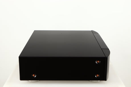 Left side view of a used Marantz CD6007 CD Player in a black finish