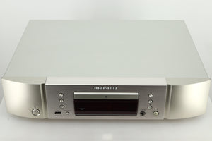 Top view of a used Marantz CD6007 CD Player in silver finish 