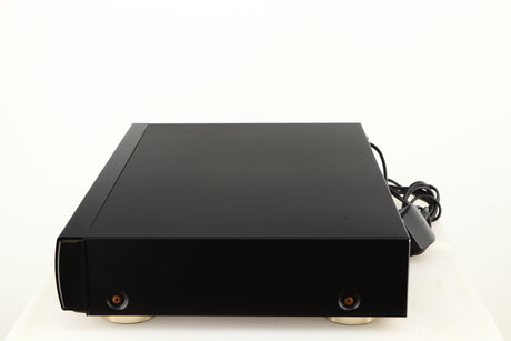 Right side view of a used Marantz CD63 KI Signature CD Player in a black finish