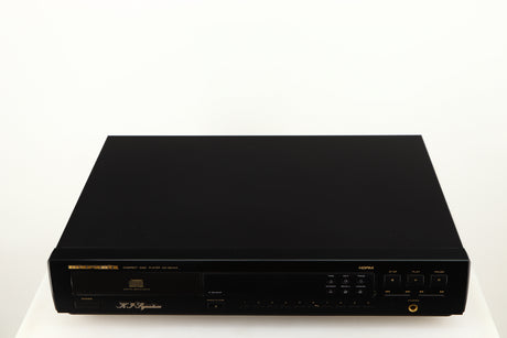 Top of a used Marantz CD63 KI Signature CD Player in a black finish