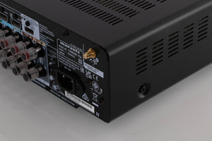 Rear right corner view of a used Marantz Cinema 70s AV Amplifier in Black