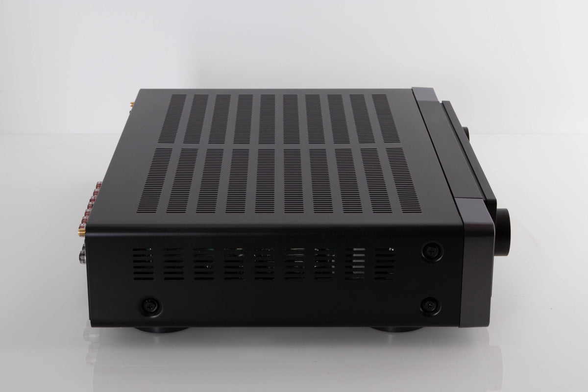 Side view of a used Marantz Cinema 70s AV Amplifier in Black