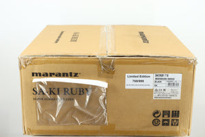 Box for a used Marantz KI Ruby Limited Edition SACD Player in a black finish