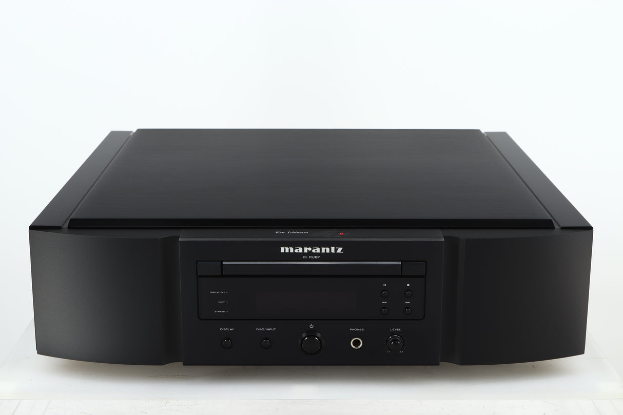 Front view of a used Marantz KI Ruby Limited Edition SACD Player in a black finish