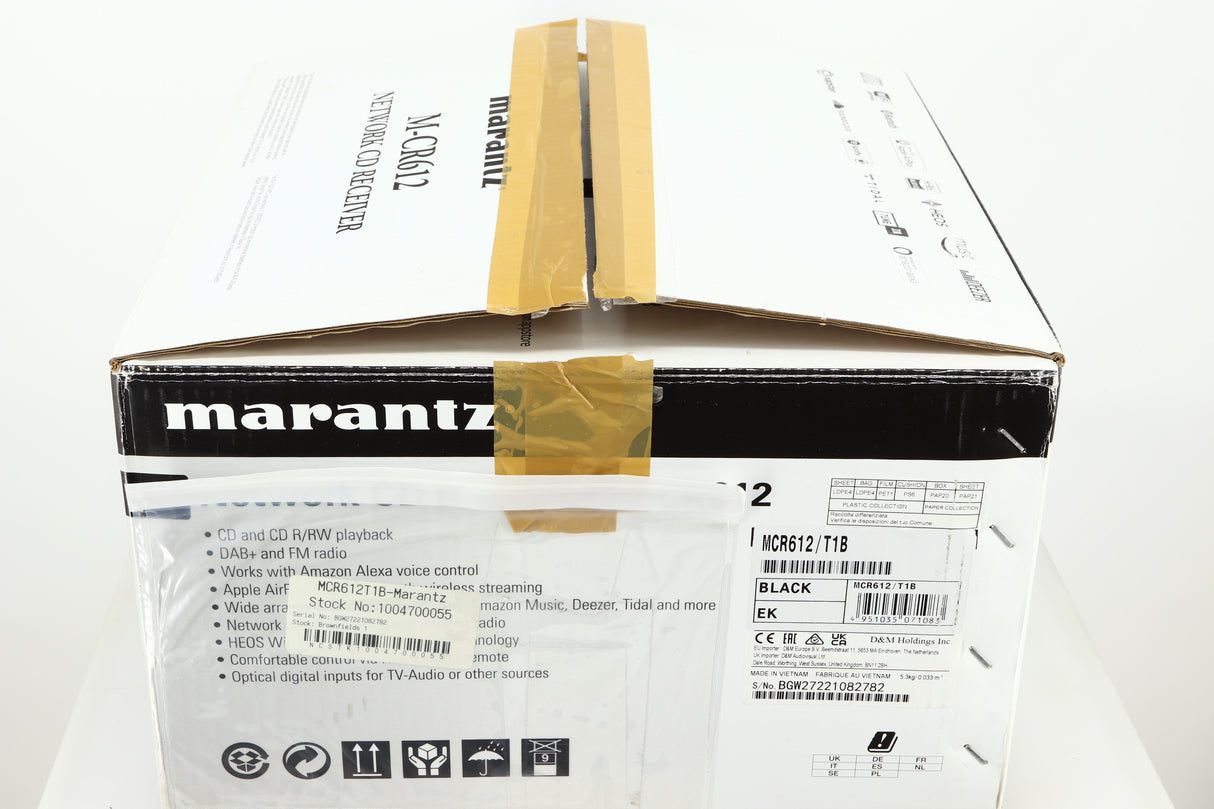 Marantz MCR-612 Integrated System - Black