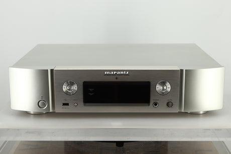 Front view of a used Marantz NA6005 Network Player in silver finish 