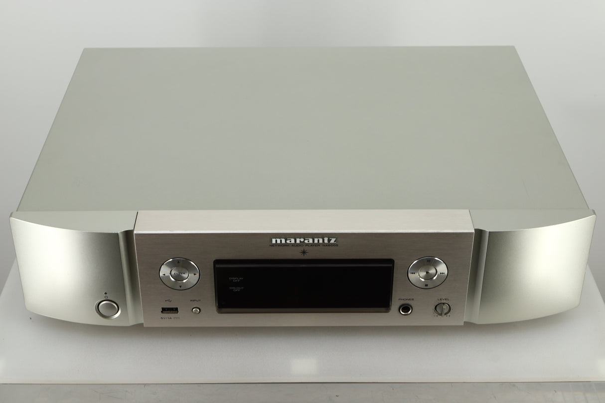 Top view of a used Marantz NA6005 Network Player in silver finish 