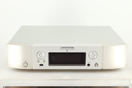 Front view of a used Marantz NA6006 Network Player in a silver finish