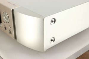 Front right corner view of a used Marantz NA7004 Network Streamer in Silver finish