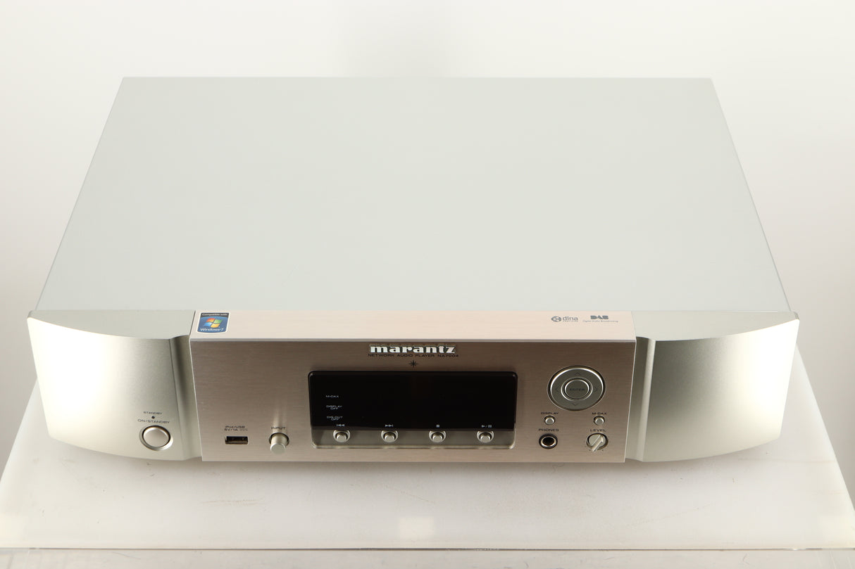 Top view of a used Marantz NA7004 Network Streamer in Silver finish