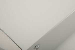 Close up of a used Marantz NA7004 Network Streamer in a Silver finish showing scratching on top