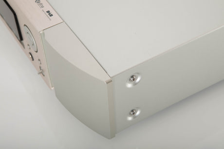 Front right corner of a used Marantz NA7004 Network Streamer in a Silver finish