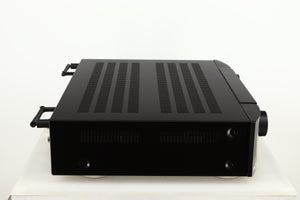 Left side view of a used Marantz NR1606 AV Receiver in a black finish
