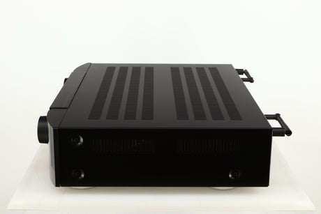 Right side view of a used Marantz NR1606 AV Receiver in a black finish