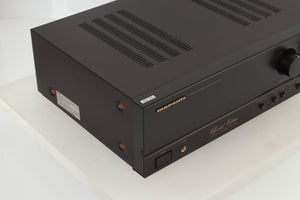 Front left corner view of a used Marantz PM-40SE Integrated Amplifier