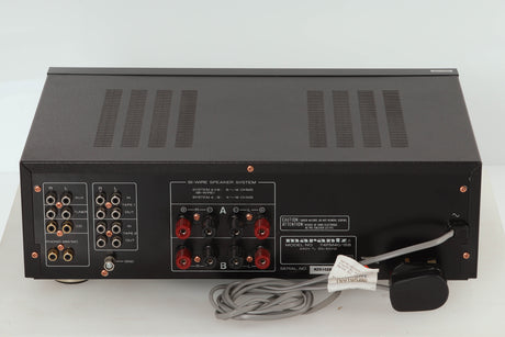 Rear view of a used Marantz PM-40SE Integrated Amplifier