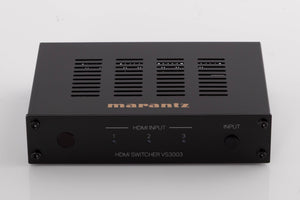 Front view of a used Marantz VS3003 3 Port HDMI Switch in a Black finish