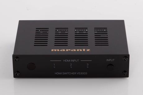 Front view of a used Marantz VS3003 3 Port HDMI Switch in a Black finish