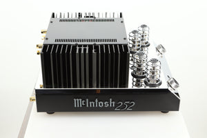 Side view of a used McIntosh MA252 Integrated Amplifier 