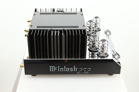 Side view of a used McIntosh MA252 Integrated Amplifier 