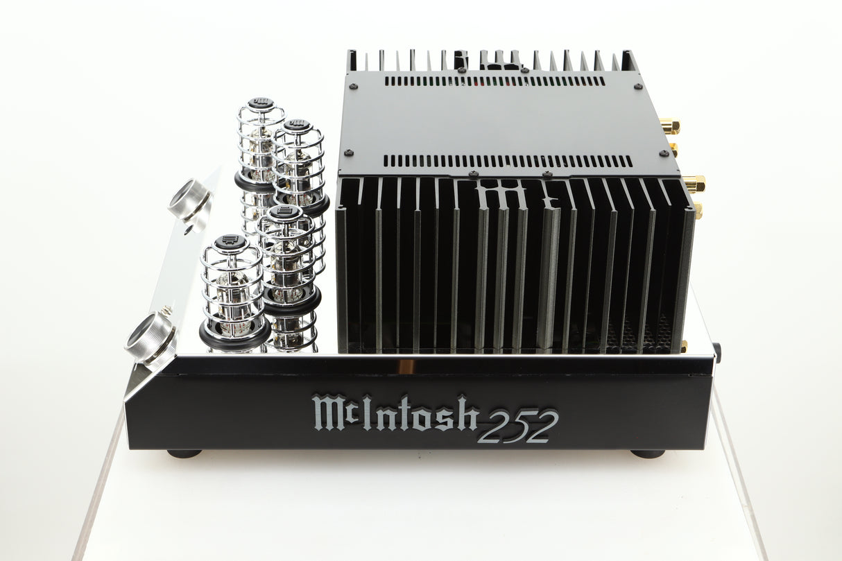 Side view of a used McIntosh MA252 Integrated Amplifier 
