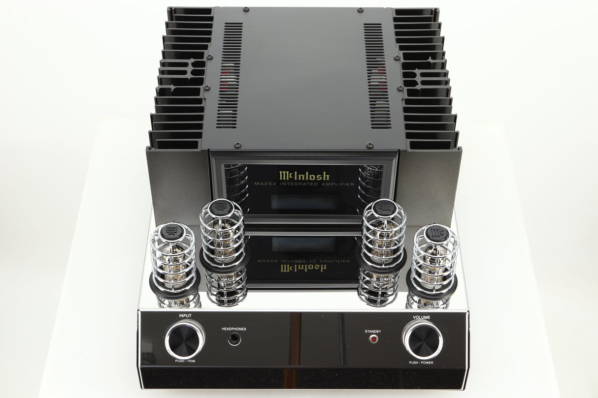 Top view of a used McIntosh MA252 Integrated Amplifier 