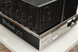 Front right corner view of a used McIntosh MC275 MK VI Power Amplifier