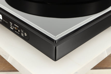 Rear right corner view of a used McIntosh MT2 Turntable