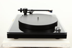 Side view of a used McIntosh MT2 Turntable