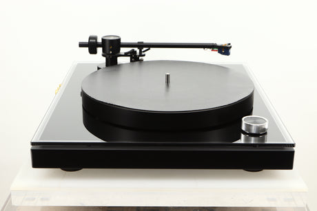Side view of a used McIntosh MT2 Turntable
