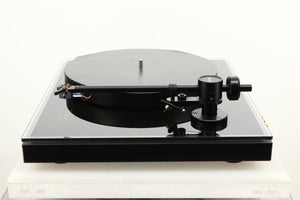 Side view of a used McIntosh MT2 Turntable